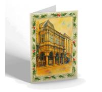 CHRISTMAS CARD - Exeter. The Guildhall - Vintage Art Style