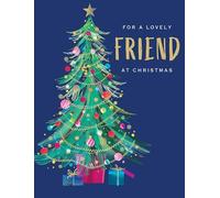 Christmas Card, For a Lovely Friend - 8 x 6 inches - Piccadilly Greetings