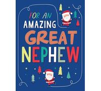 Christmas Card, For an Amazing Great Nephew - 8 x 6 inches - Piccadilly Greetings