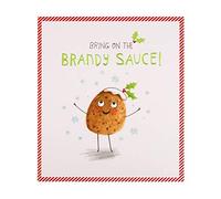 Christmas Card for Any Recipient from Hallmark - Funny Christmas Pudding Design