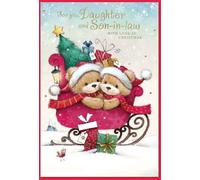 'Christmas Card For Daughter and Son in Law 19.6 x 13.4 Cm (7.7 x 5.3 inches) For You Daughter and Son-In-Law' (Cute C)