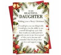 Christmas Card for Daughter, for a Special from Mom or Dad with Love | Share Christmas love and encouragement with daughter celebrating how special she is and expressing lasting pride and support