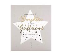 Christmas Card for Daughter & Girlfriend from The Hallmark Studio - Embossed Ombre Foil Design