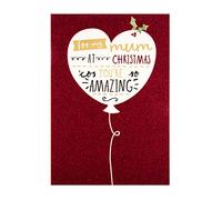 Christmas Card for Mum from Hallmark - Dazzling Glittered Design