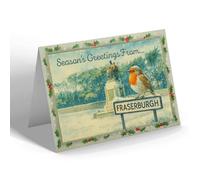 CHRISTMAS CARD - Fraserburgh - War Memorial - Vintage Design