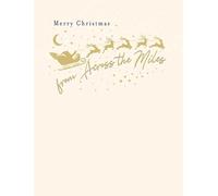 Christmas Card, From Across The Miles - 8 x 6 inches - Piccadilly Greetings