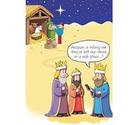 Christmas Card, Funny Humour Text Amazon - 7 x 5 inches - Piccadilly Greetings
