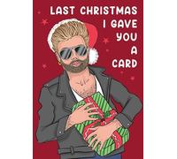 Christmas Card, Funny Humour Text George - 7 x 5 inches - Piccadilly Greetings