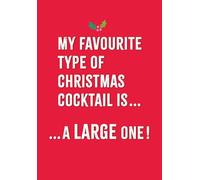Christmas Card, Funny Humour Text Large one - 7 x 5 inches - Piccadilly Greetings