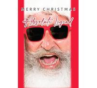 Christmas Card, Funny Humour Text Legend - 7 x 5 inches - Piccadilly Greetings