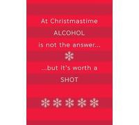 Christmas Card, Funny Humour Text Shot - 7 x 5 inches - Piccadilly Greetings