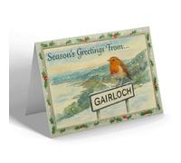 CHRISTMAS CARD - Gairloch - looking North - Vintage Design