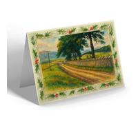 CHRISTMAS CARD - General Wade's Road, Fort Augustus - Vintage Art Style