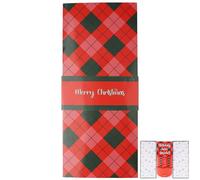 Christmas Card Gift Booklet, Handmade Pull-Out Christmas Surprise Money Cards Sleeve Book Holder, Cash Gift Envelopes for Xmas Greeting Cards, Holiday Party Supplies Gifts for Family Friends (1PCS)