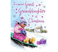 Christmas Card Great Granddaug - 9 x 6 inches - Regal Publishing