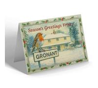 CHRISTMAS CARD - Gronant - St. Mary's - Vintage Design