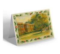 CHRISTMAS CARD - Haddon Hall (c) - Vintage Art Style