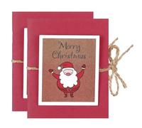 Christmas Card Holder - 5-Slot Festive Holiday Party Favor Organizer | Money and Greeting Card Holder for Family, Friends, Teens, Adults, Kids, and Teachers; Winter Celebration Decoration