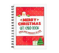 Christmas Card Holder Book 21x14cm Funny Christmas Tree Spiral Bound