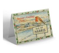 CHRISTMAS CARD - Isle Of Harris - East End - Vintage Design