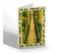 CHRISTMAS CARD - Jacob's Ladder, Devil's Bridge (a) - Vintage Art Style
