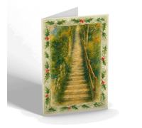 CHRISTMAS CARD - Jacob's Ladder, Devil's Bridge (b) - Vintage Art Style