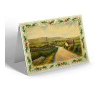 CHRISTMAS CARD - John Bull Hill, Whitbeck - Vintage Art Style