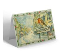 CHRISTMAS CARD - Kingsbridge - Fore Street & King's Arms Hotel - Vintage Design