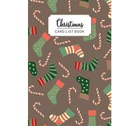Christmas Card List Book: Keep track of all the christmas cards you have received and sent for 12 year with Tabs