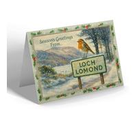 CHRISTMAS CARD - Loch Lomond - Vintage Design
