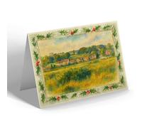 CHRISTMAS CARD - Looking from the Common, Harpenden - Vintage Art Style
