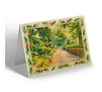 CHRISTMAS CARD - Madeira Walk, Exmouth (b) - Vintage Art Style