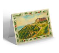 CHRISTMAS CARD - Madeira Walk, Leas, Folkestone (a) - Vintage Art Style