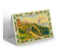 CHRISTMAS CARD - Madeira Walk, Leas, Folkestone (b) - Vintage Art Style