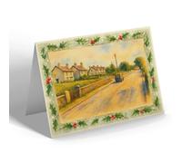 CHRISTMAS CARD - Main Road, Colby - Vintage Art Style