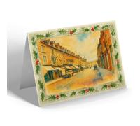 CHRISTMAS CARD - Middleton Street, Llandrindod Wells (a) - Vintage Art Style