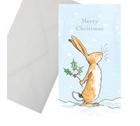 Christmas Card Money Wallet - Made in the UK - Eco-Friendly (Nutbrown Hare and Holly 2941)