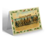 CHRISTMAS CARD - Morecambe. On the Sands - Vintage Art Style