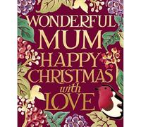 Christmas Card Mum Wonderful Emma Bridgewater - Stylish Gold Foil Xmas Card