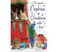 Christmas Card Nephew - 9 x 6 inches - Regal Publishing C85177