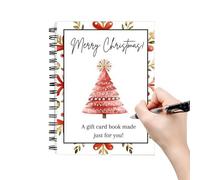 Christmas Card Notebook | Christmas Card Preservation Book for - Sentimental Notebook for Holidays Birthday Valentines Home School Family Friends Couples | Girlfriend Family Friends Neck