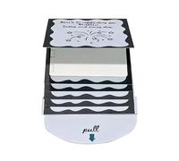 Christmas Card Organizer Booklet - Festive Handmade Pull Out Holder, Birthday Keepsake Storage | Paper 18.1x10.2cm Lightweight Organizer For Kids Adults Holiday School Party Gathering Family C