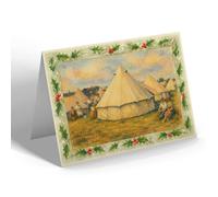 CHRISTMAS CARD - Sea View Holiday Camp, Hunstanton (a) - Vintage Art Style