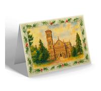 CHRISTMAS CARD - St Mary's Cathedral, Thurles - Vintage Art Style