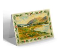 CHRISTMAS CARD - St Mary's Loch, Moffat - Vintage Art Style