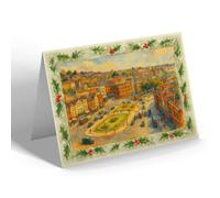 CHRISTMAS CARD - The City Centre, Bristol - Vintage Art Style