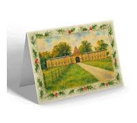 CHRISTMAS CARD - The Guest House, Castle Howard - Vintage Art Style