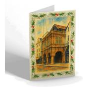 CHRISTMAS CARD - The Guildhall, Exeter (a) - Vintage Art Style
