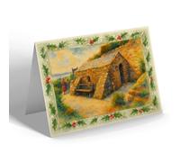 CHRISTMAS CARD - The Little Church, Rhos-on-Sea - Vintage Art Style