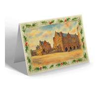 CHRISTMAS CARD - The School, Repton - Vintage Art Style